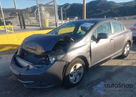 2014 Honda Civic Lx from USA, damaged, VIN 19XFB2F55EE035571